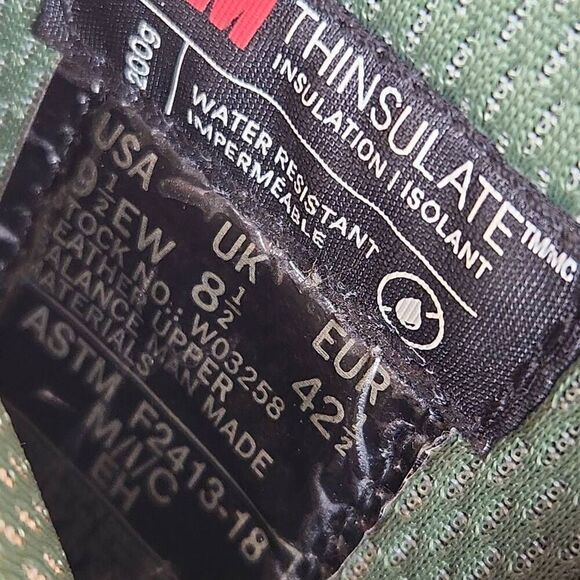 Wolverine Men's Durashock Steel Toe Work Boot Size 9.5 Extra Wide Insulated - Picture 12 of 13